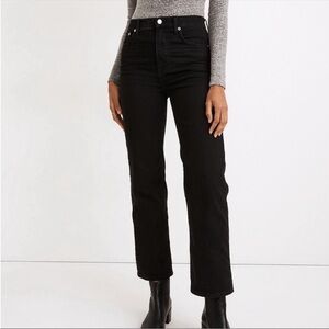 Madewell Slim Wide-Leg Crop Jeans 28 NWT